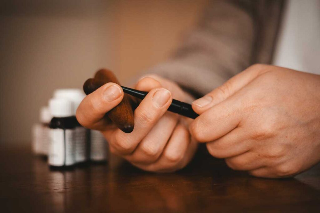 Homeopaatin etävastaanotto.